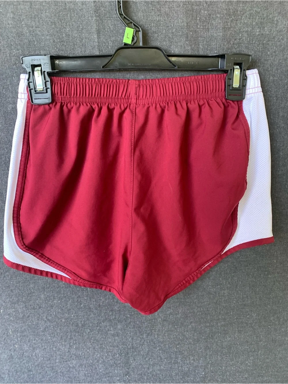 Nike Women's Black Athletic Shorts with Red Trim + Adidas Running Shorts XS Lot